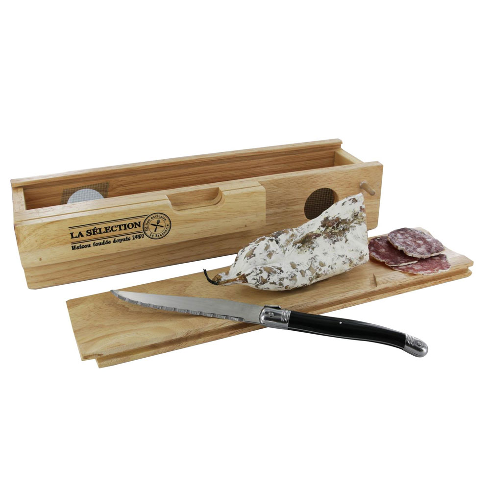 Salamoteca personalizzabile e coltello