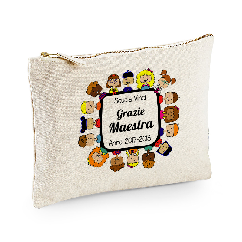 Pochette multiuso Grazie Maestra Pochette multiuso Grazie Maestra